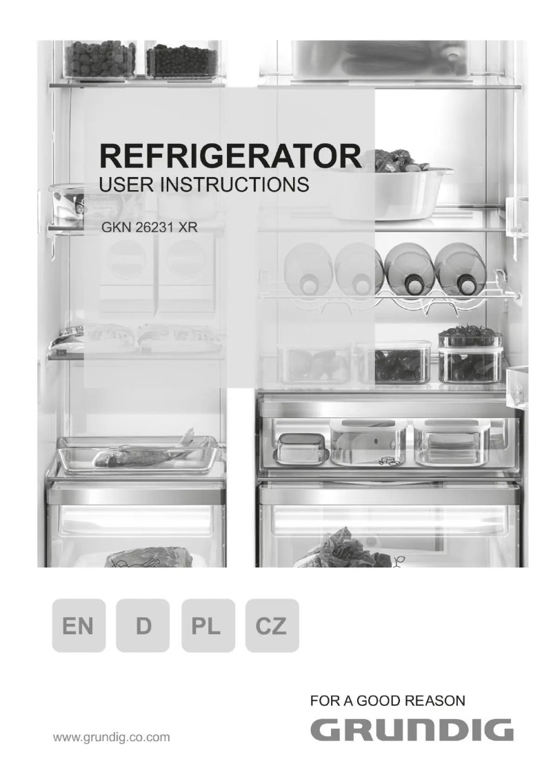 Página 1 del manual Manual de usuario Grundig GKN 26231 XR