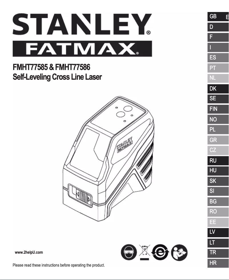 Image de la première page du manuel de l'appareil Fatmax FMHT77586