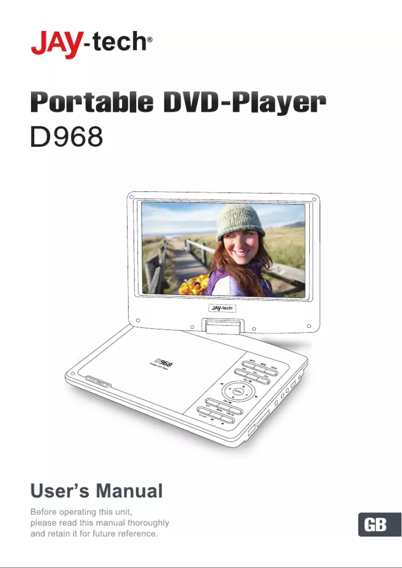 Página 1 del manual Manual de usuario Jay-Tech D968