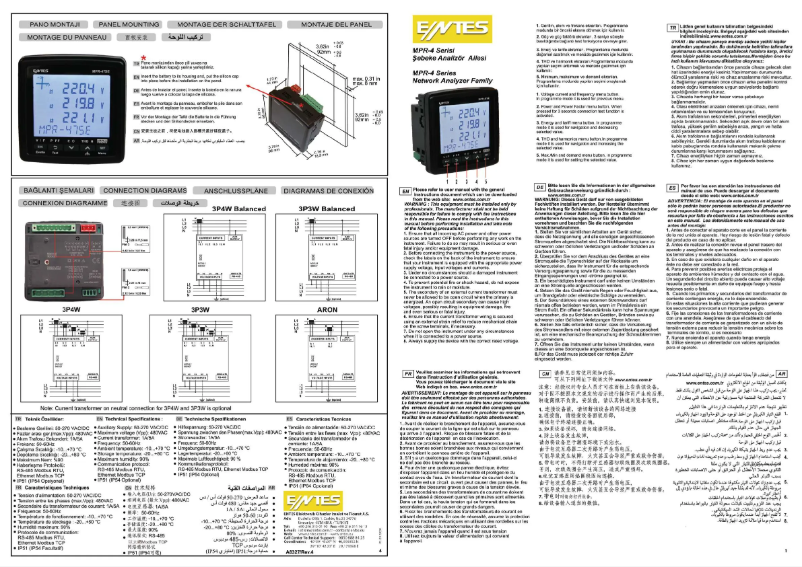 Page 1 de la notice Guide de démarrage rapide ENTES MPR-47SE-0,5