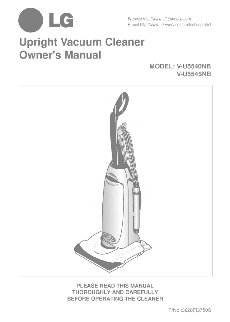 Página 1 del manual Manual de usuario LG V-U5545NB