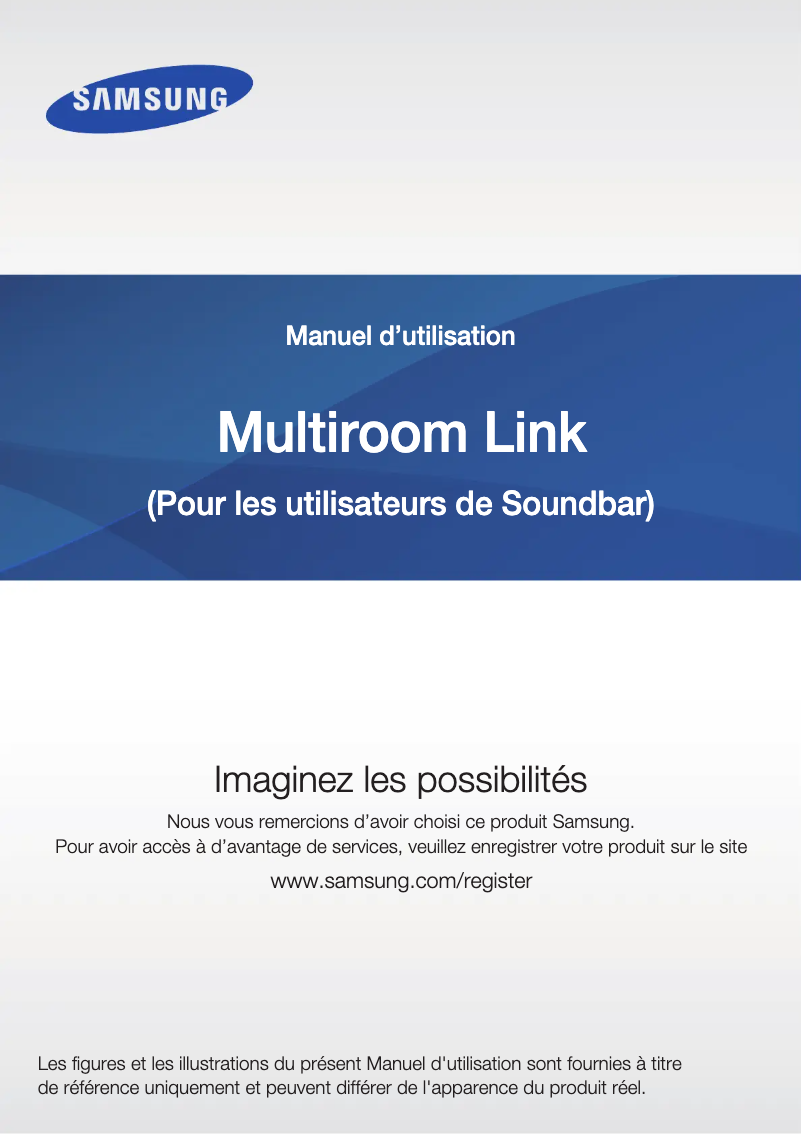 Page 1 de la notice Manuel utilisateur Samsung HW-J8501