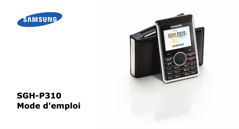 Page 1 de la notice Manuel utilisateur Samsung SGH-P310
