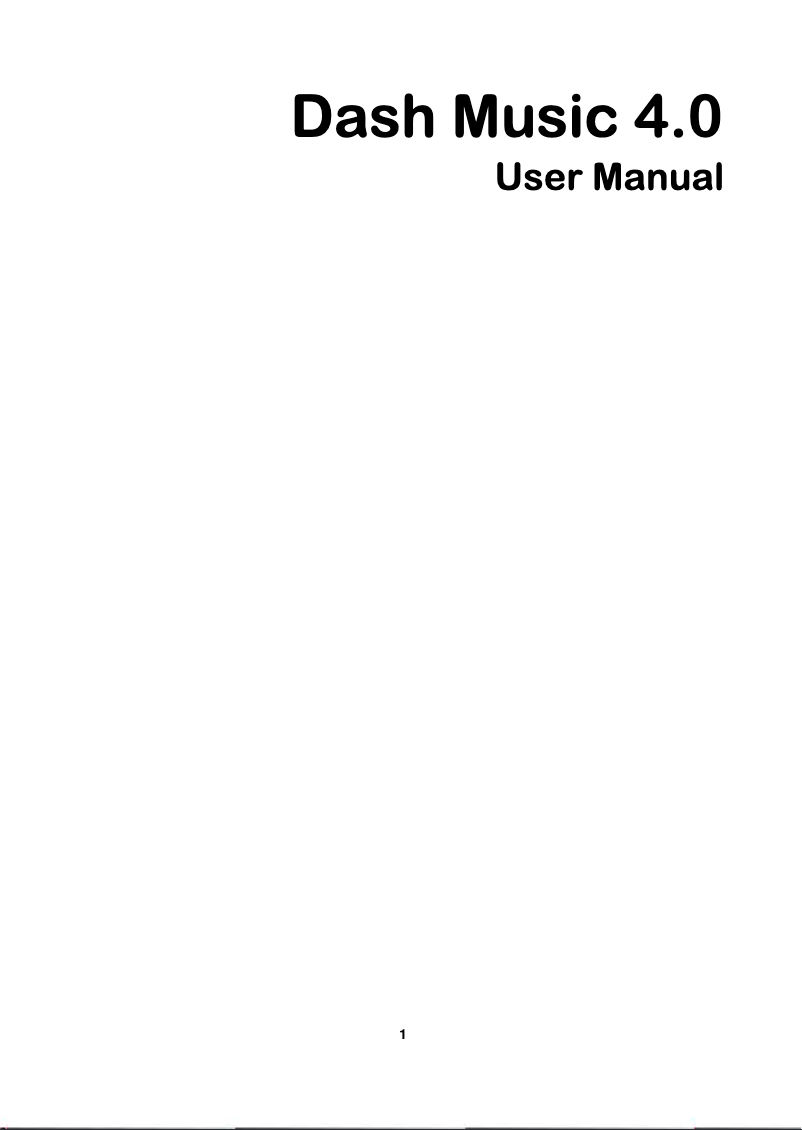 Página 1 del manual Manual de usuario BLU Dash Music 4.0