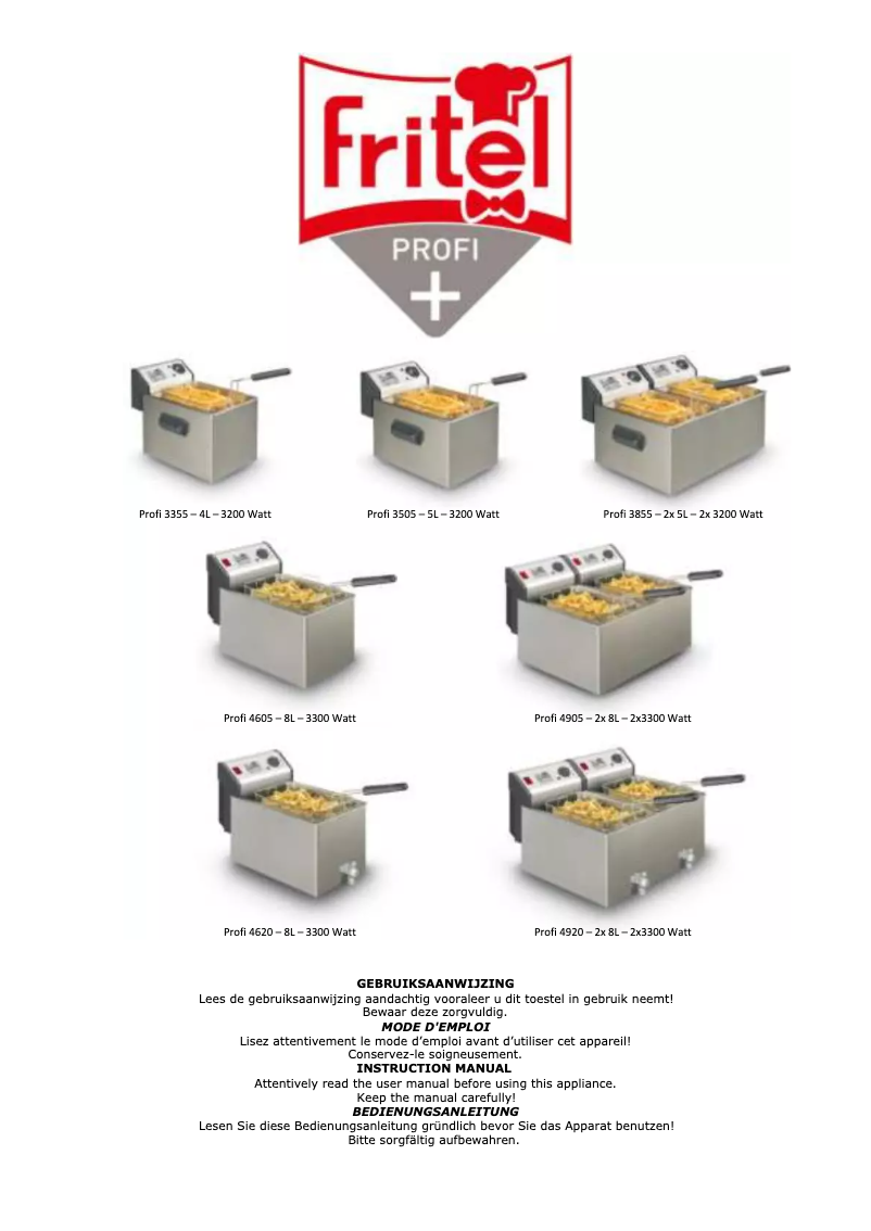 Page 1 de la notice Manuel utilisateur Fritel Turbo SF 3355