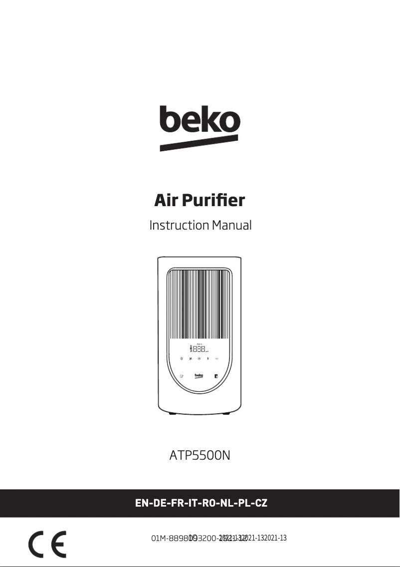Page 1 of the manual User Manual Beko ATP5500N