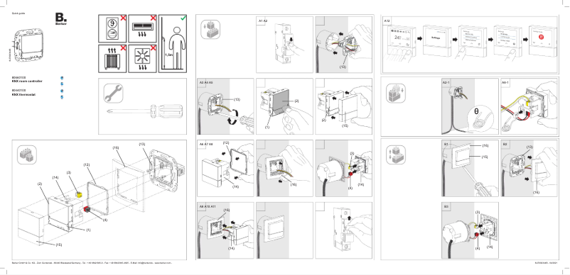 Página 1 del manual Manual de usuario Berker 80660100
