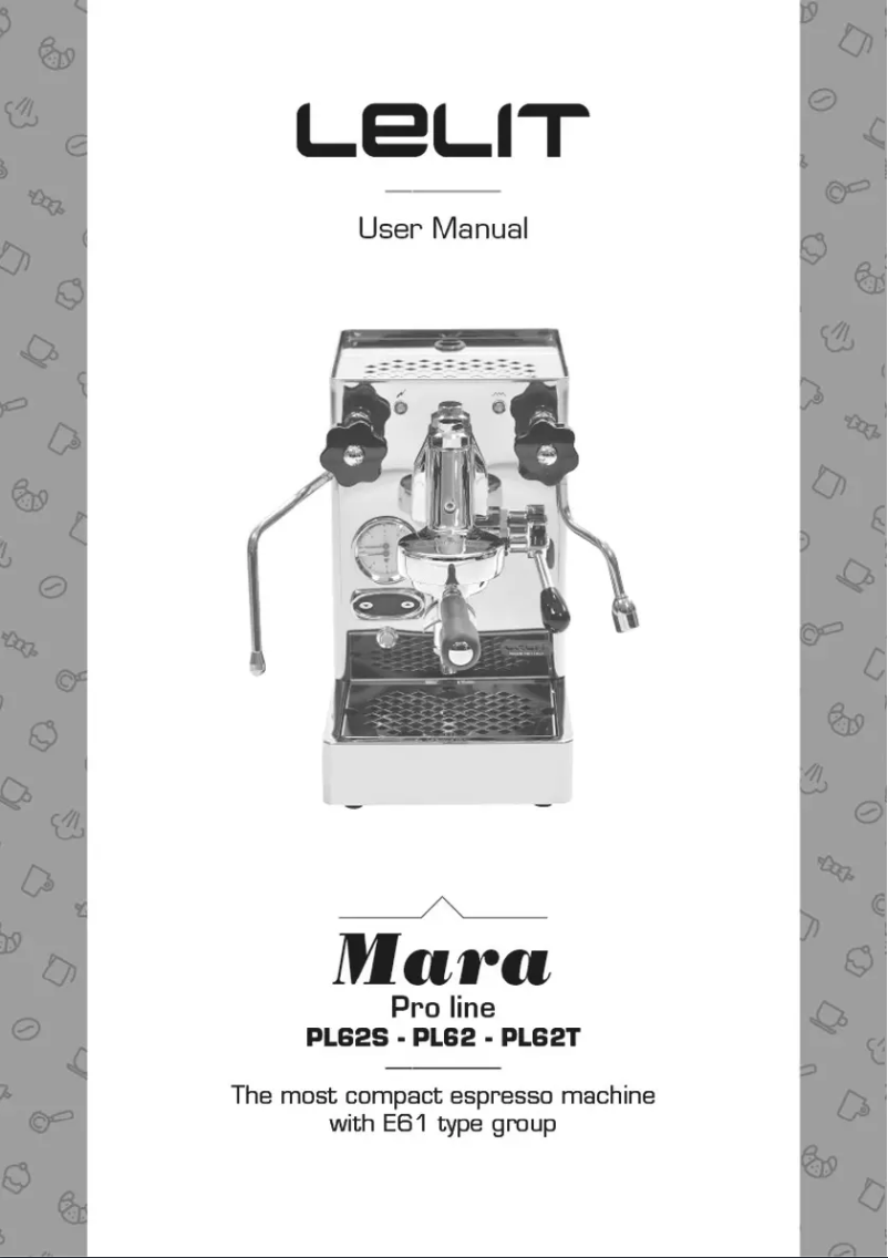 Página 1 del manual Manual de usuario Lelit Mara PL62T