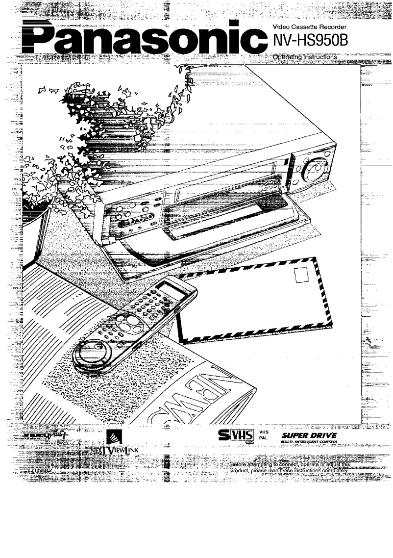 Page 1 de la notice Manuel utilisateur Panasonic NV-HS950B
