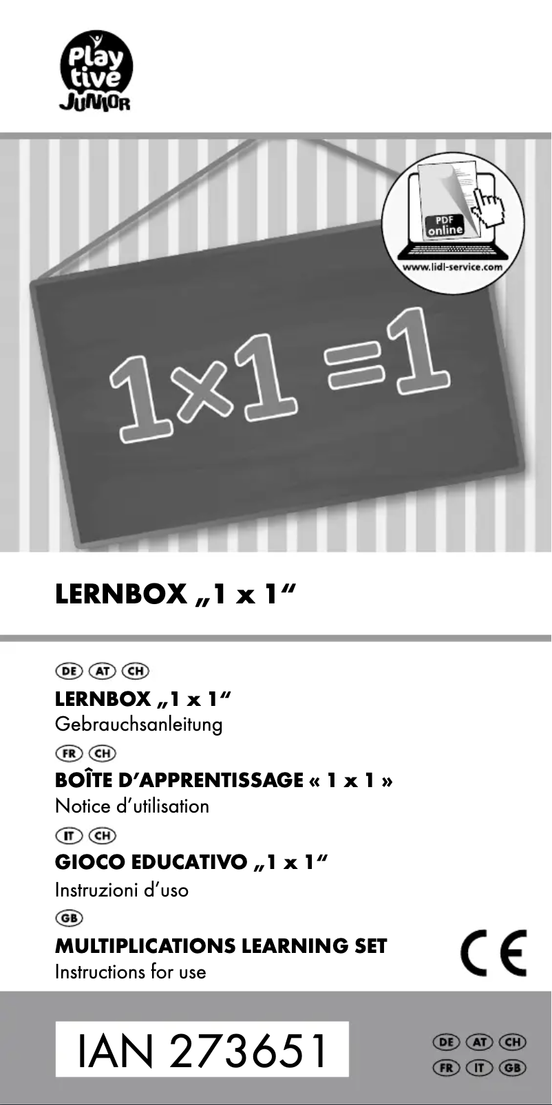 Página 1 del manual Manual de usuario Playtive HG02390A