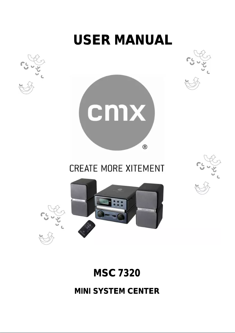 Page 1 of the manual User Manual CMX MSC 7320