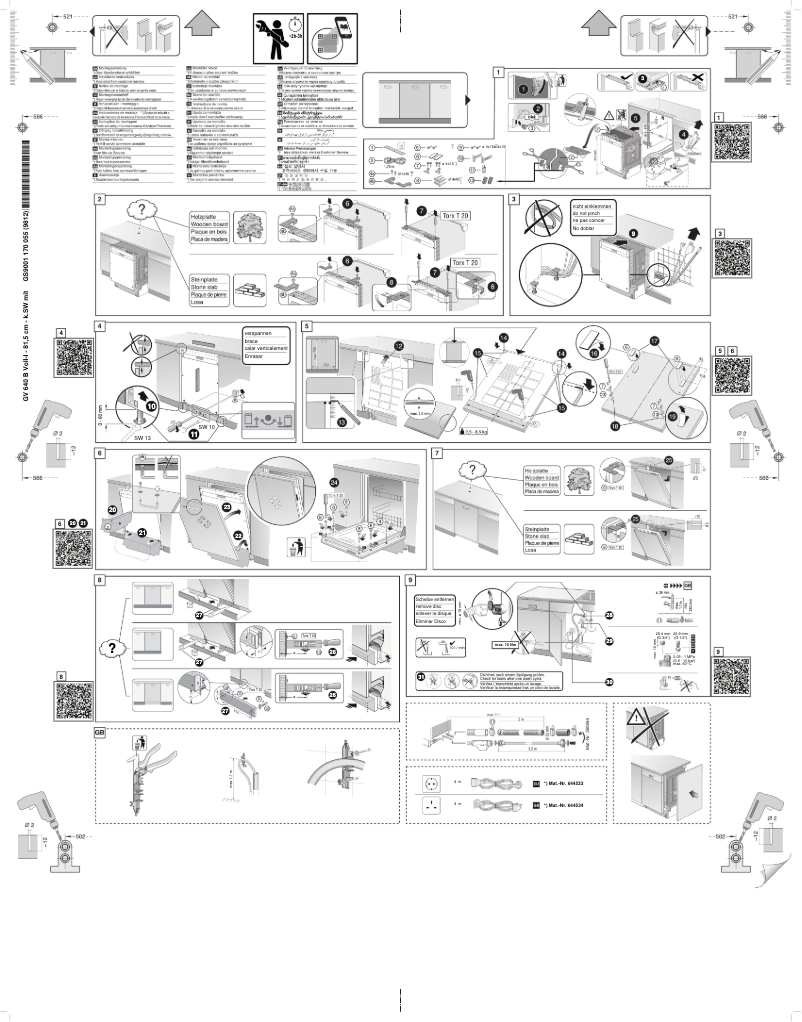 Page 1 de la notice Guide d'installation Siemens SN65L037EU
