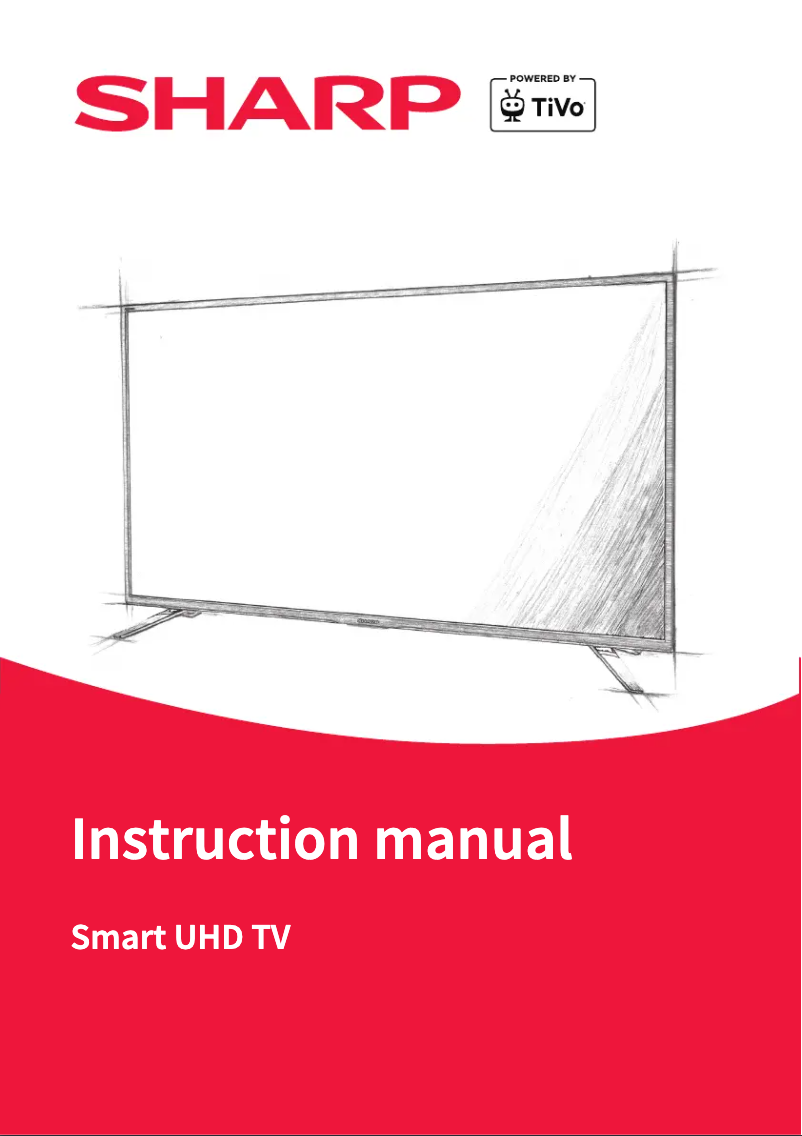 Página 1 del manual Manual de usuario Sharp 55GM6141K