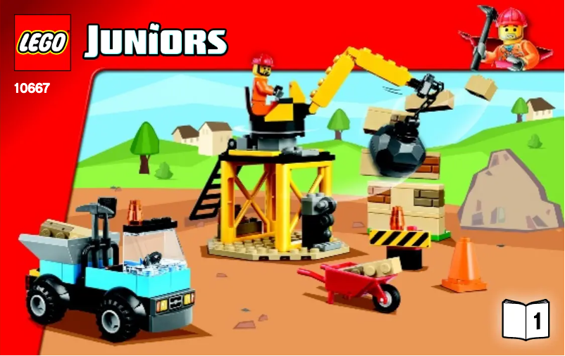 Page 1 de la notice Manuel utilisateur Lego Juniors 10667