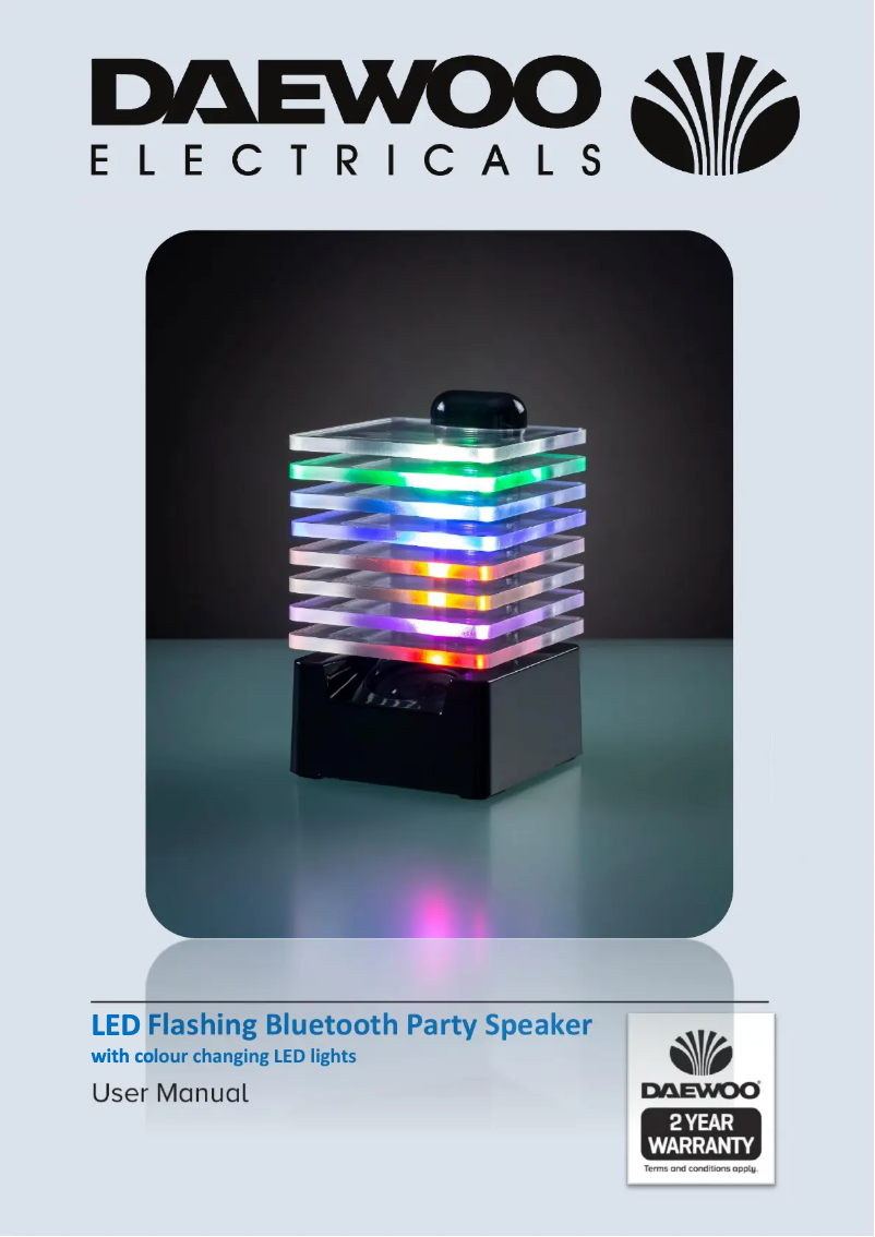 Page 1 of the manual User Manual Daewoo AVS1412