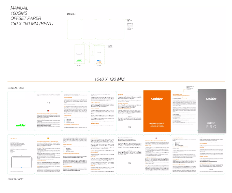 Page 1 de la notice Manuel utilisateur Wolder MiTab Pro 10.1"