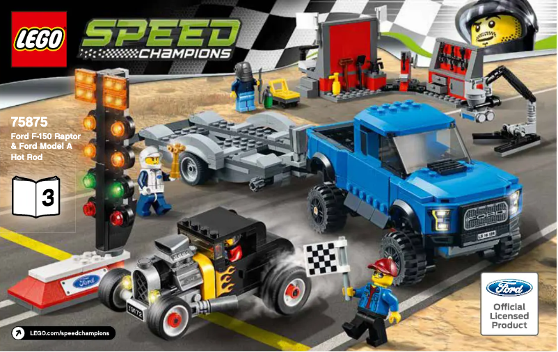 Página 1 del manual Manual de usuario Lego Speed Champions 75875