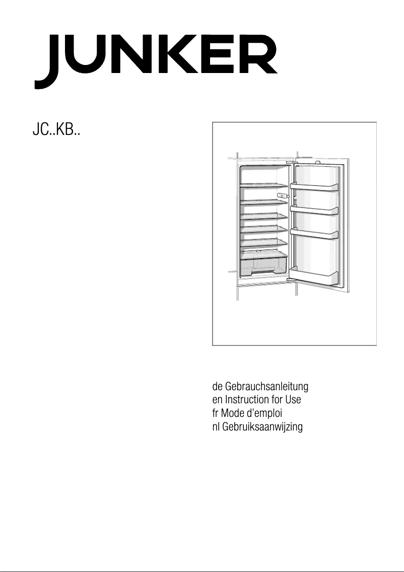 Page 1 de la notice Manuel utilisateur Junker JC40KB30