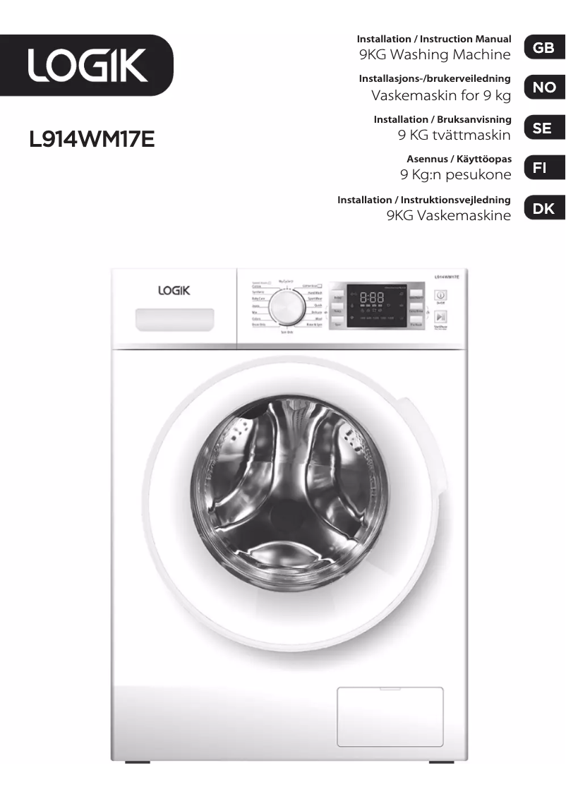 Página 1 del manual Manual de usuario Logik L914WM17E