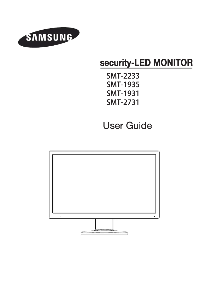Página 1 del manual Manual de usuario Samsung SMT-1931 CCTV