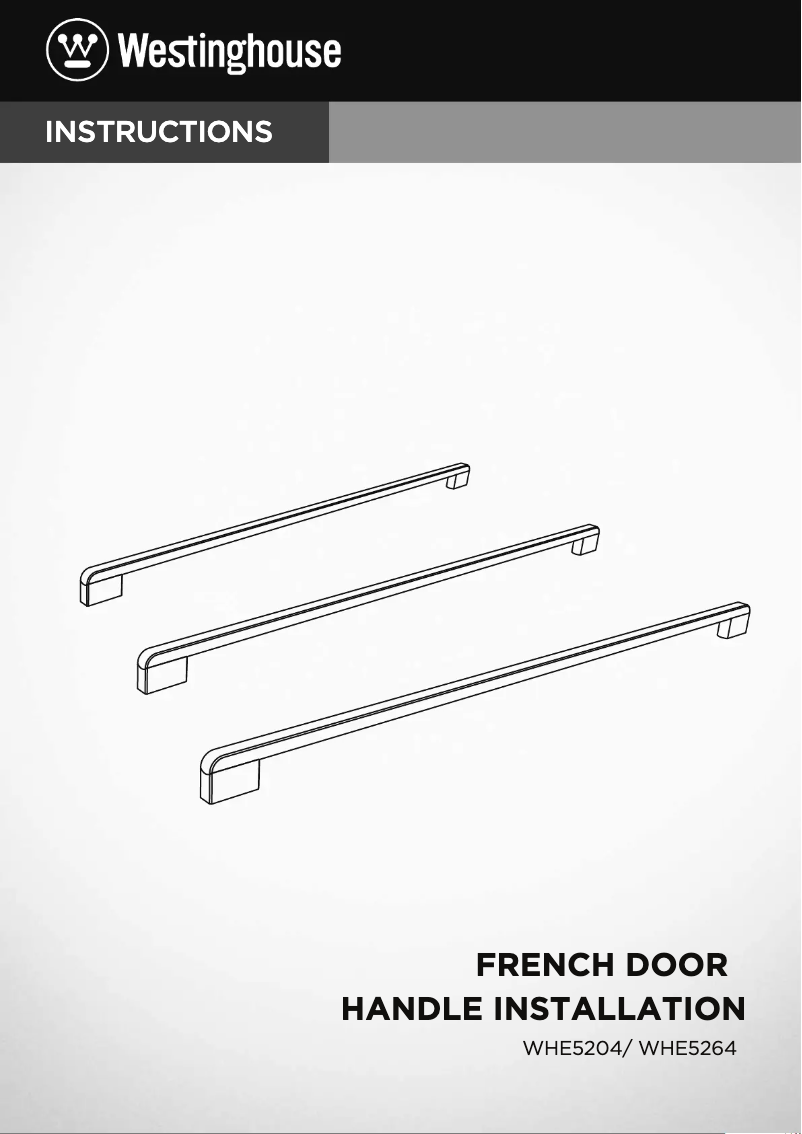 Página 1 del manual Guía de instalación Westinghouse WHE5204BB