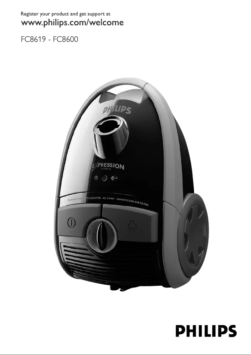 Página 1 del manual Manual de usuario Philips Expression FC8619
