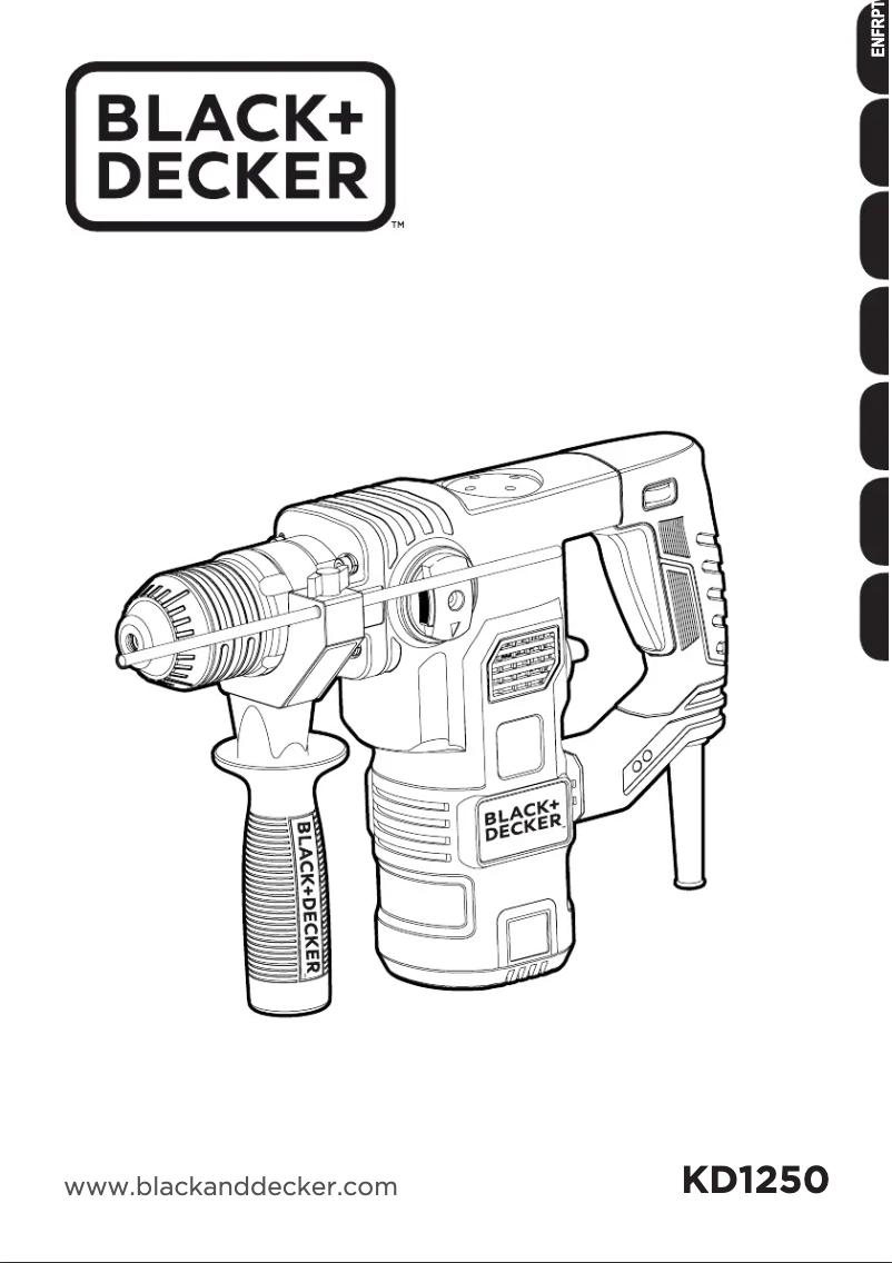 Page 1 de la notice Manuel utilisateur Black & Decker KD1250K