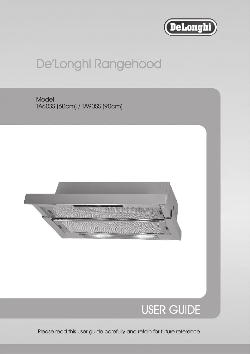 Página 1 del manual Manual de usuario DeLonghi TA90SS