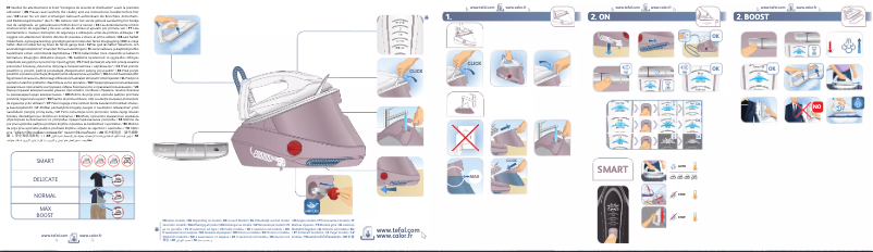 Page 1 de la notice Manuel utilisateur Calor Pro Express Vision GV9810
