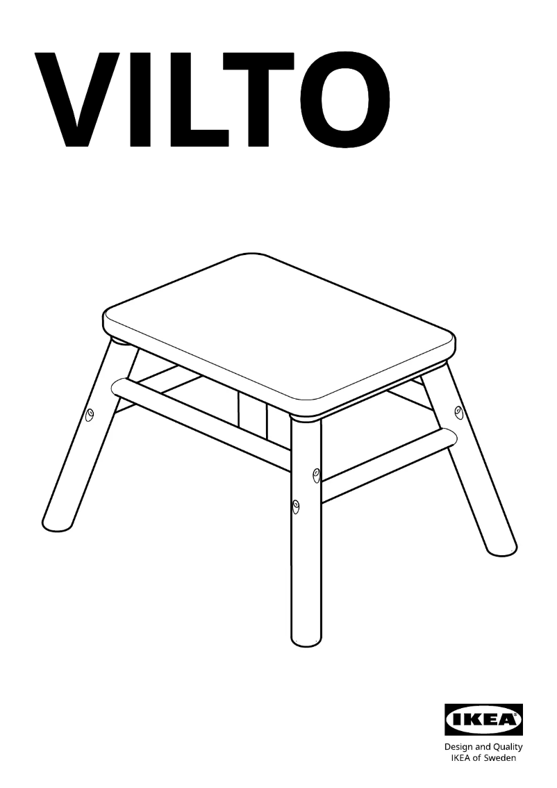 Page 1 de la notice Manuel utilisateur Ikea VILTO 403.444.54