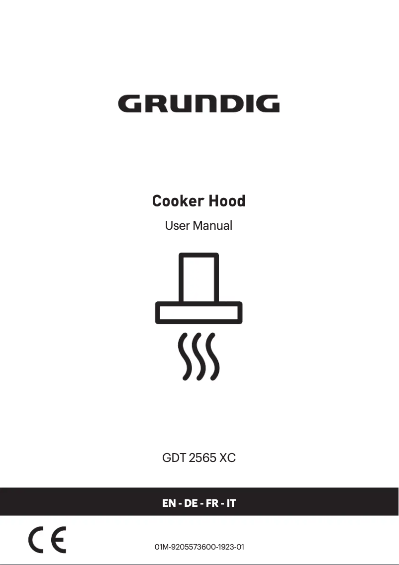 Page 1 de la notice Manuel utilisateur Grundig GDT2565XC