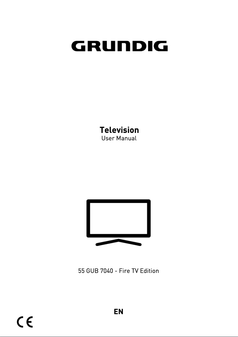 Page 1 de la notice Label énergétique Grundig 55 GUB 7040