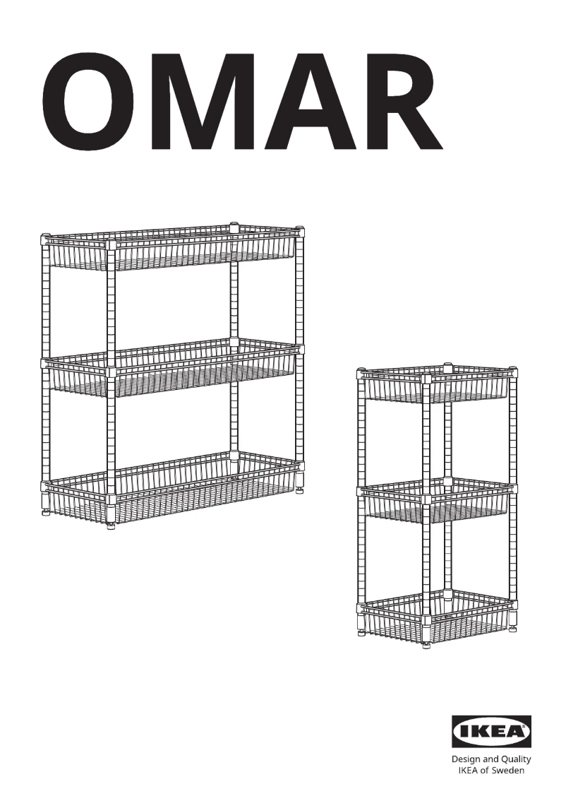 Page 1 de la notice Manuel utilisateur Ikea OMAR 104.830.74
