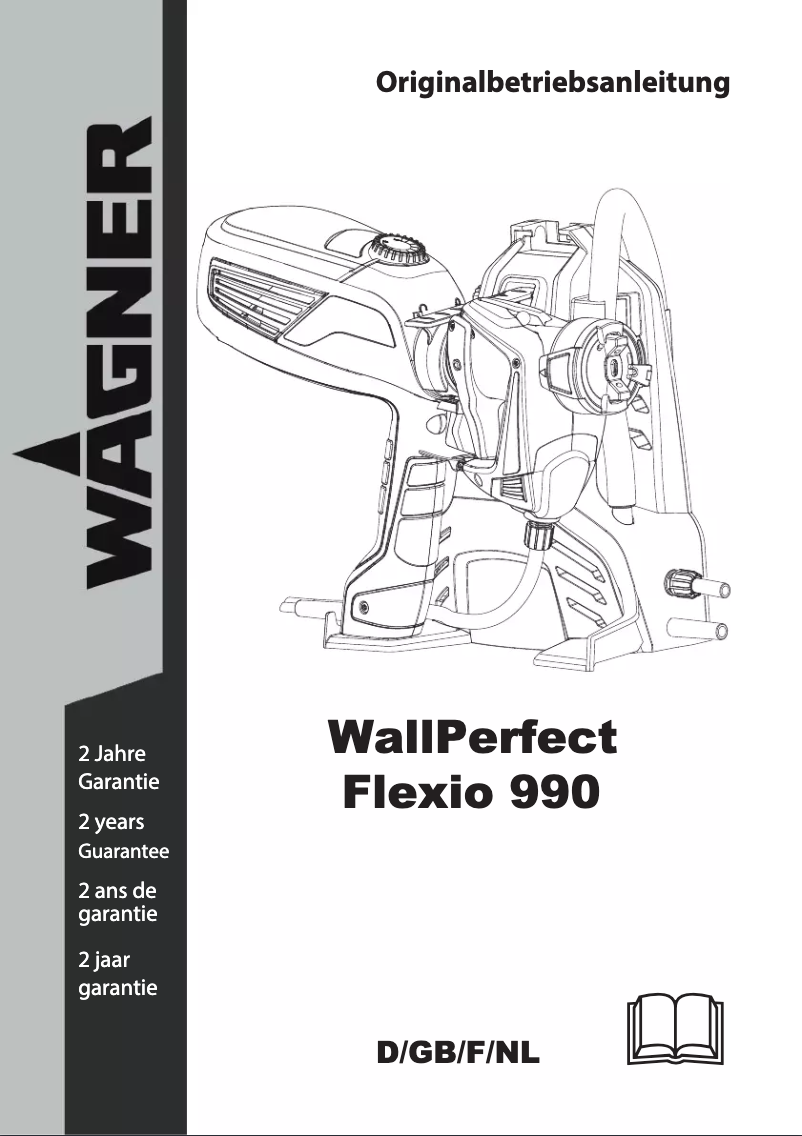 Page 1 de la notice Manuel utilisateur Wagner WallPerfect Flexio 990