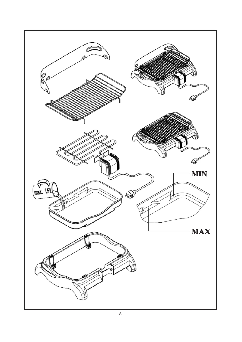 Page 1 de la notice Manuel utilisateur Severin PG1523