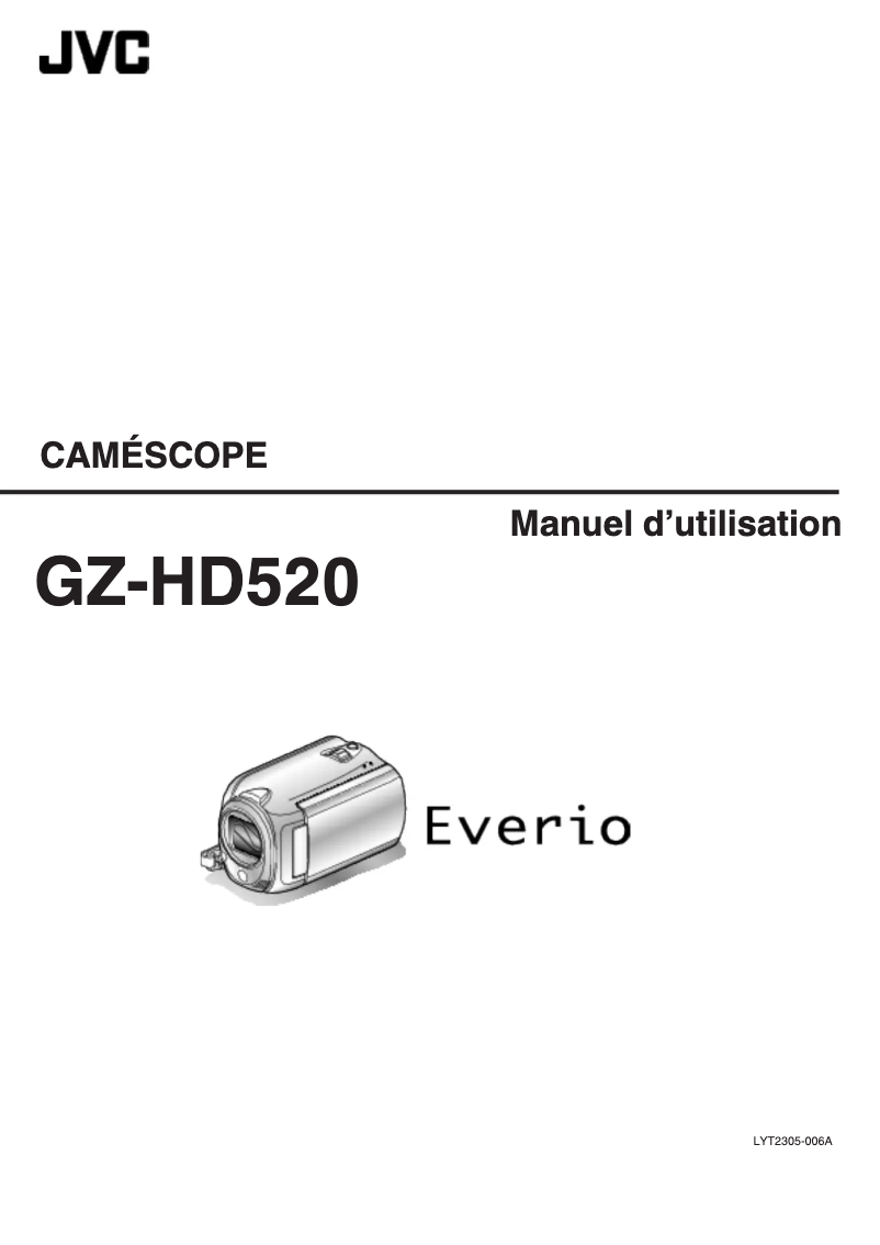 Página 1 del manual Manual de usuario JVC GZ-HD520BEU