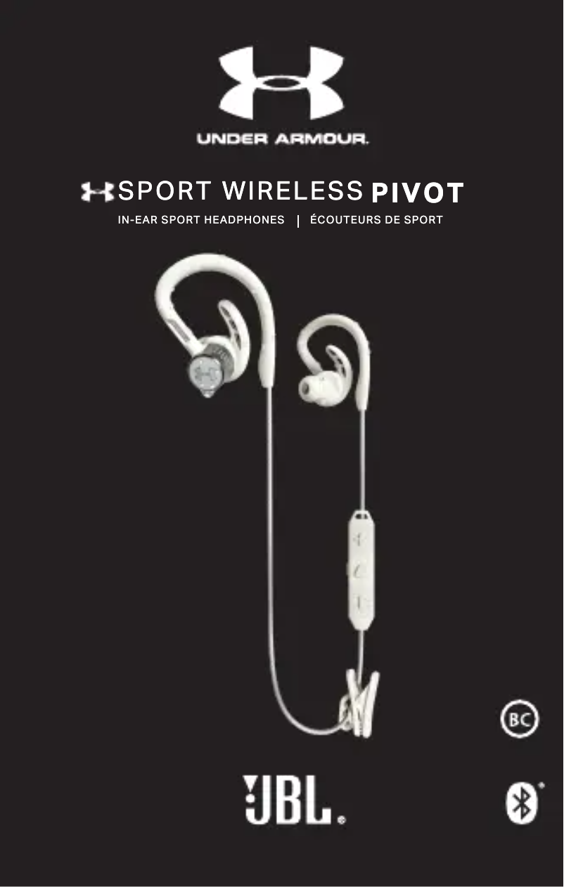 Page 1 de la notice Manuel utilisateur JBL Under Armour Sport