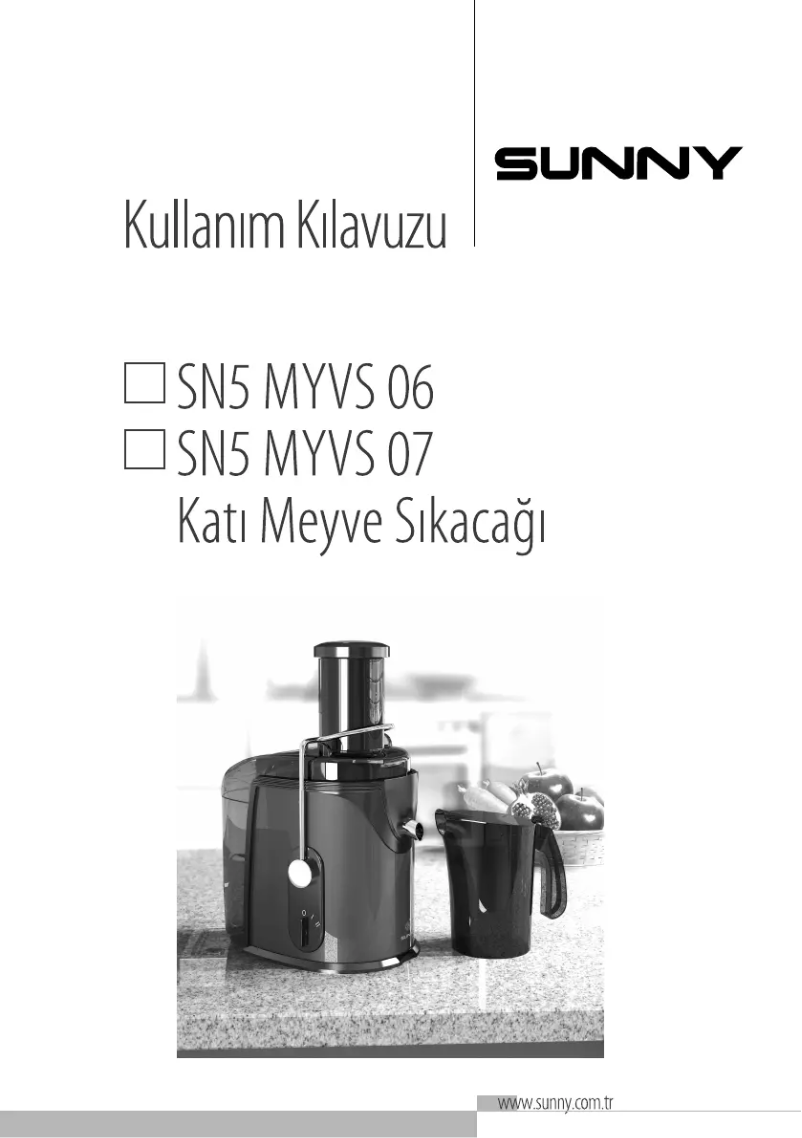 Page 1 de la notice Manuel utilisateur Sunny SN5 MYVS 06