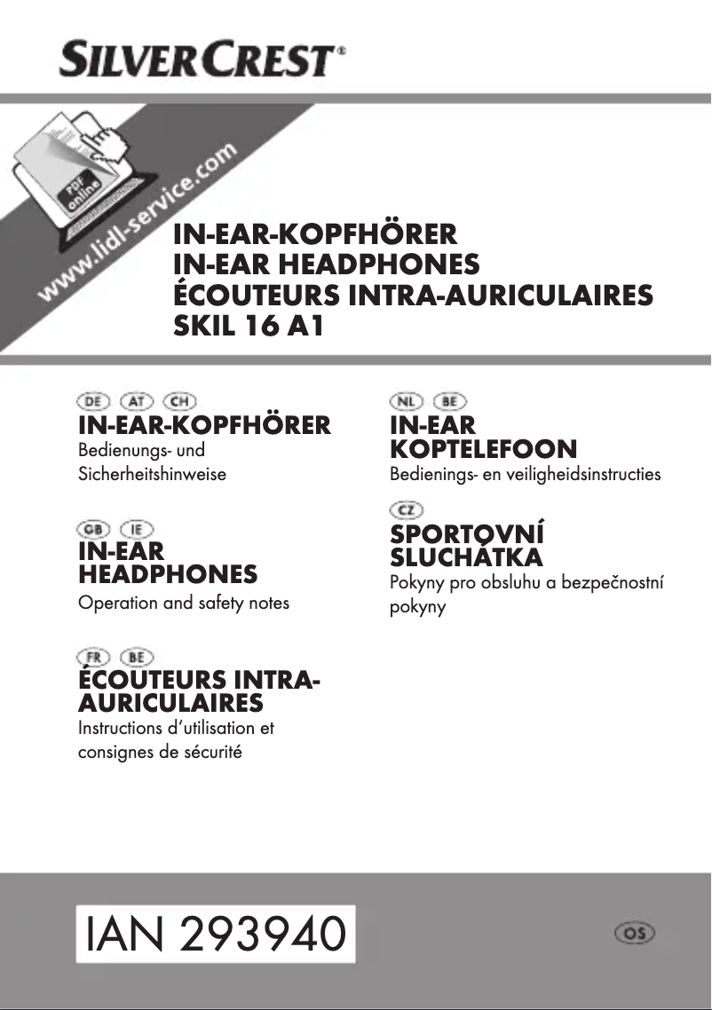 Página 1 del manual Manual de usuario SilverCrest SKIL 16 A1