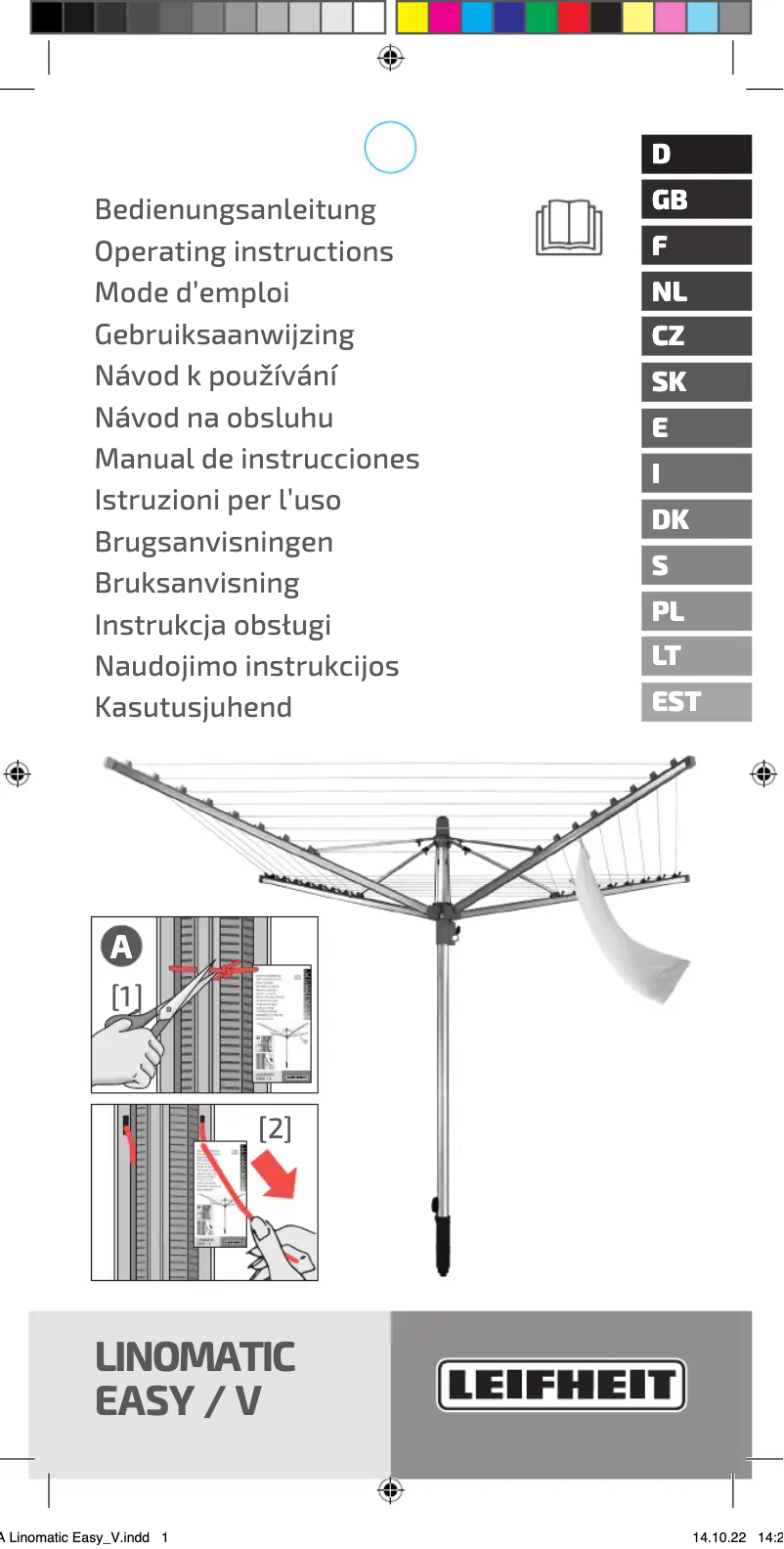 Page 1 de la notice Manuel utilisateur Leifheit Linomatic 500 Easy 85286