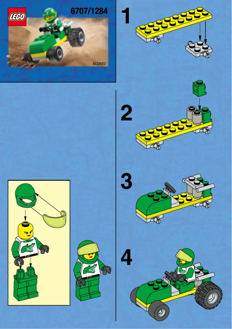 Página 1 del manual Manual de usuario Lego GREEN BUGGY