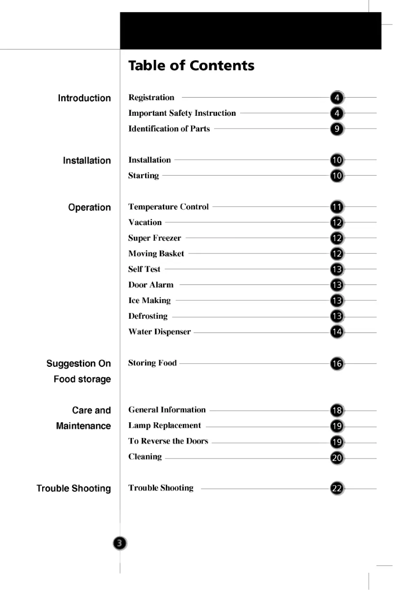 Page 1 of the manual User Manual LG GR-439BVPA