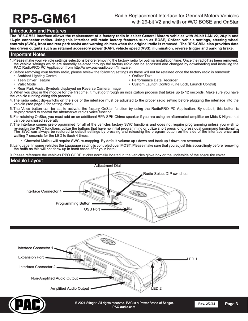 Page 1 de la notice Manuel utilisateur PAC RP5-GM61