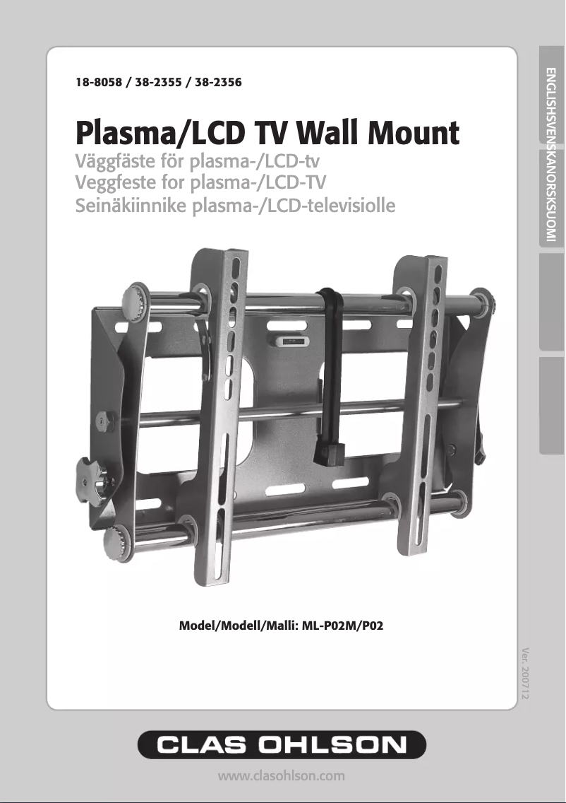 Page 1 de la notice Manuel utilisateur Clas Ohlson ML-P02