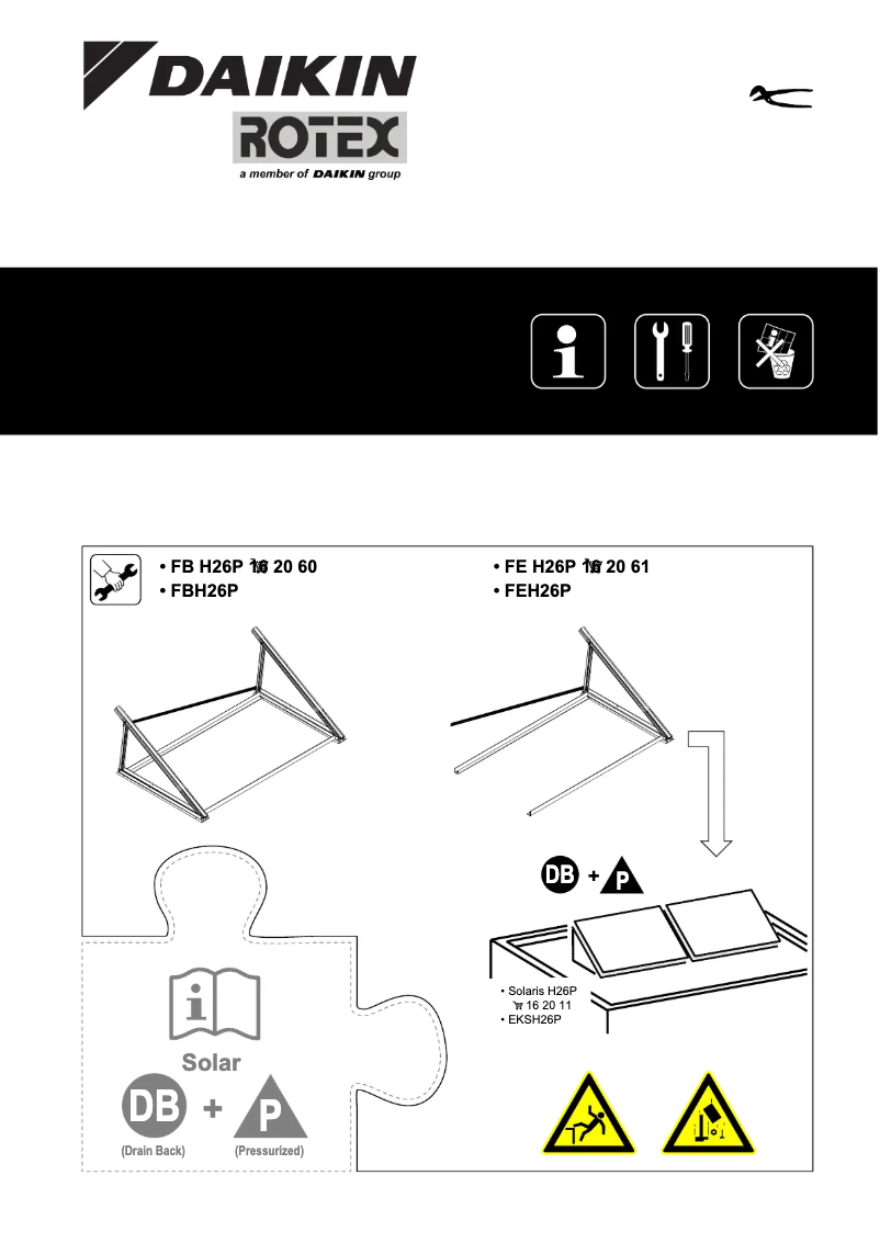 Page 1 de la notice Manuel utilisateur Daikin FBH26P