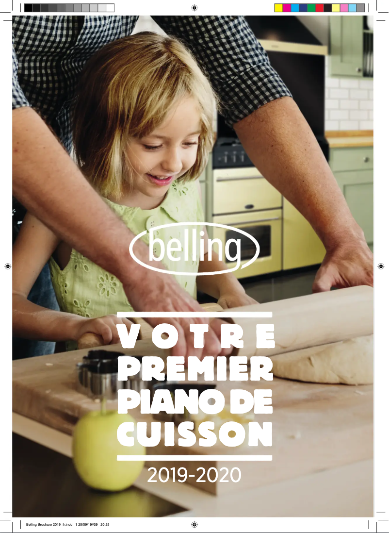 Page 1 de la notice Manuel utilisateur Belling PCENTR110EIBLK