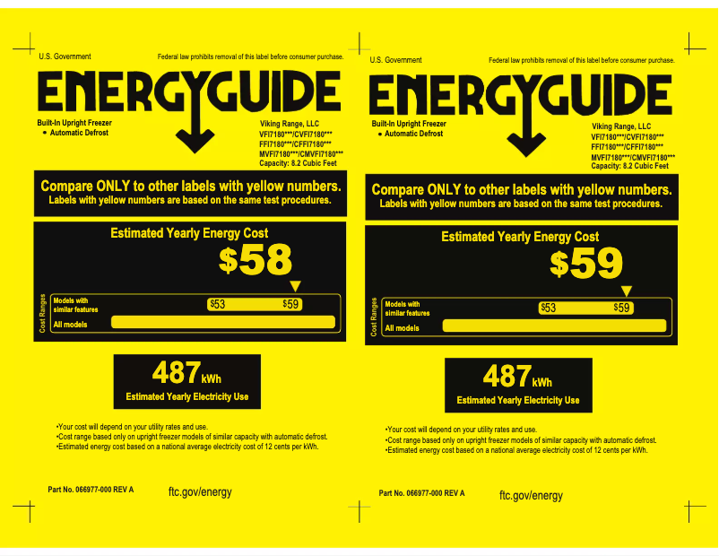 Page 1 de la notice Mode d'emploi Viking VFI7180WRSS