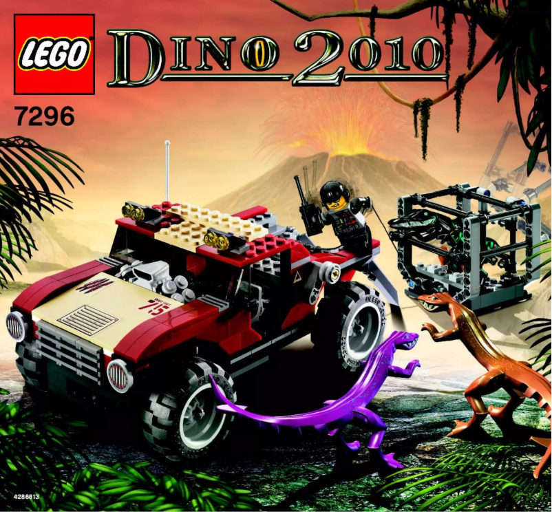 Page 1 de la notice Manuel utilisateur Lego Dino 7296