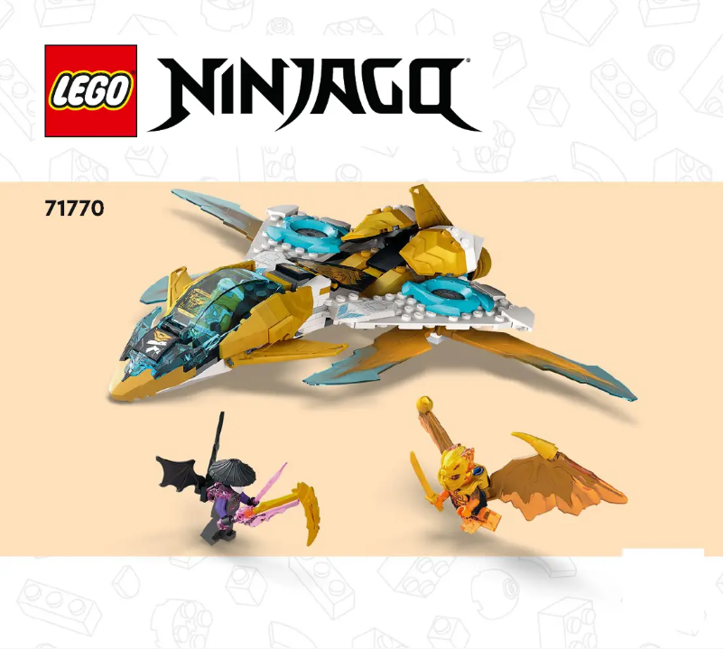 Page 1 de la notice Manuel utilisateur Lego Ninjago 71770