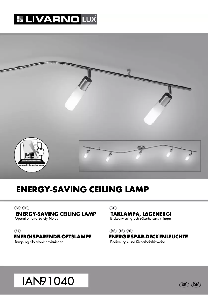 Página 1 del manual Manual de usuario Livarno Lux IAN 91040